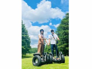 緑の中をセグウェイで散策