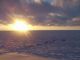 夕方の回では流氷の上から夕陽を眺めます!