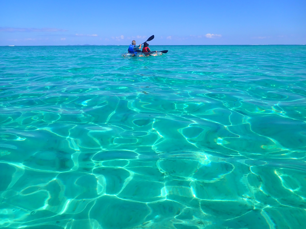 じゃらんのお得な10日間】3月『クリアカヤック1時間ツアー』美ゅら海