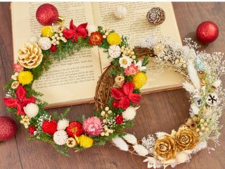 心ときめく季節にぴったりの「クリスマスリース」づくり