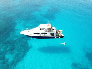 ケラマ諸島のダイビングポイントです。水中丸みえ!!