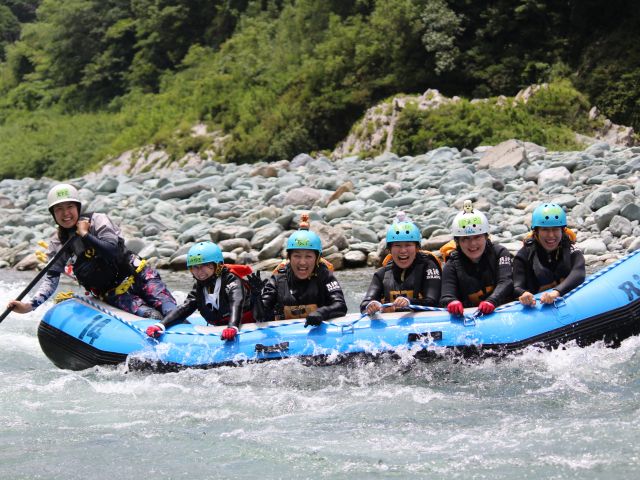 激流だけでなく自然の中での楽しみ方はたくさんです
