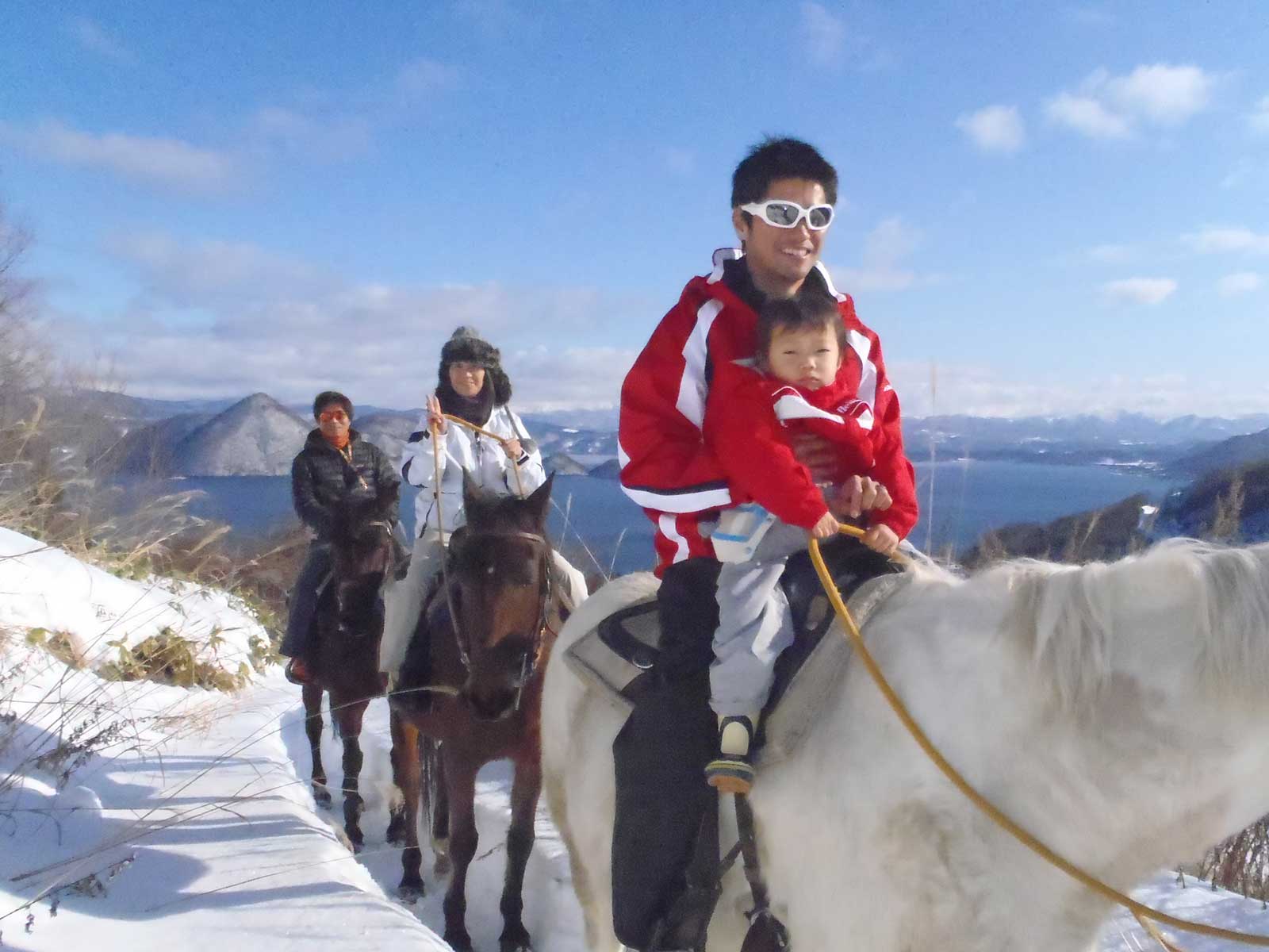 小さいお子様がいても家族一緒に楽しめます。
ちゃんと洞爺湖の絶景を楽しめる、本格ルートです!