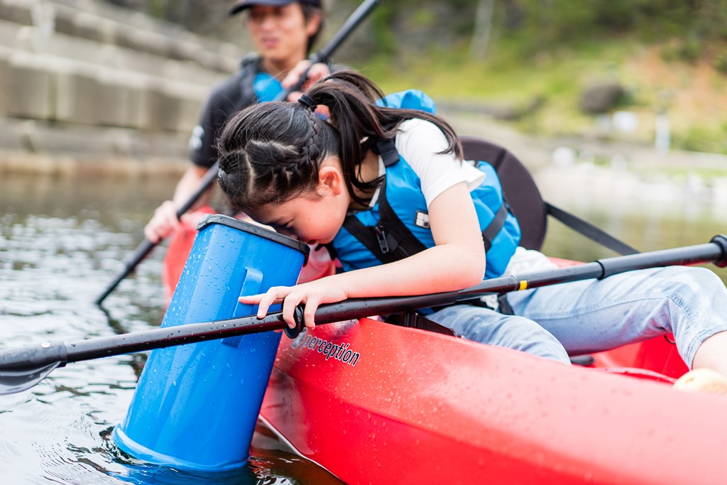 水中メガネで海の中の様子を観察してみよう!