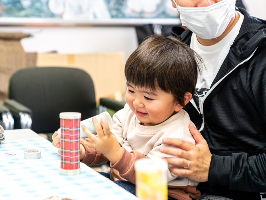 自分だけの万華鏡にニッコリ