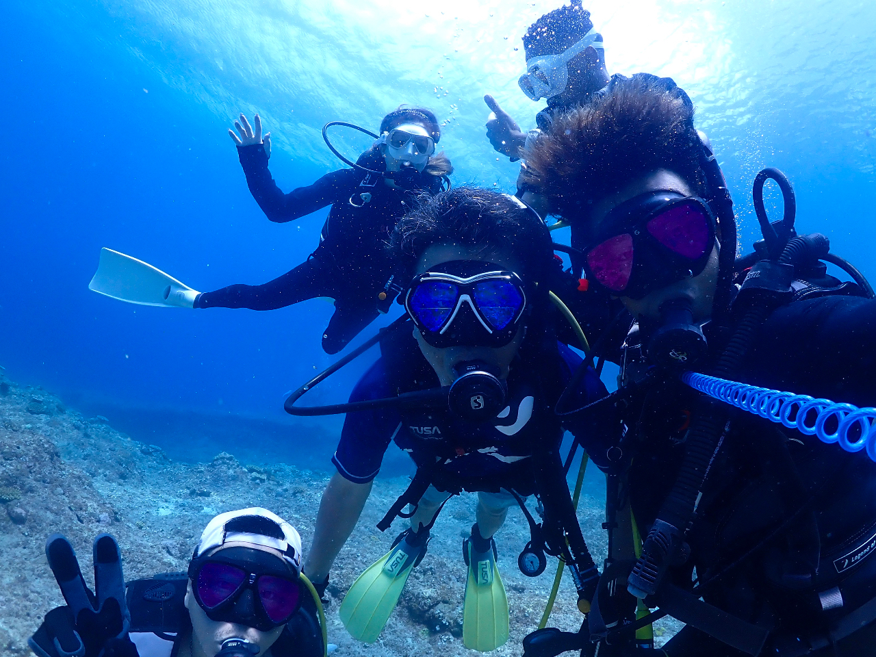 ご希望があればダイビングしているところも撮影します!