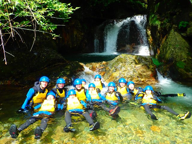 キャニオンズみなかみ:2025年夏!開催予定★キャニオニング フォックスコース 半日プラン【少人数制】