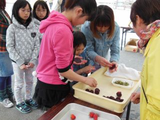 みはらしファームのいちご大福作り体験