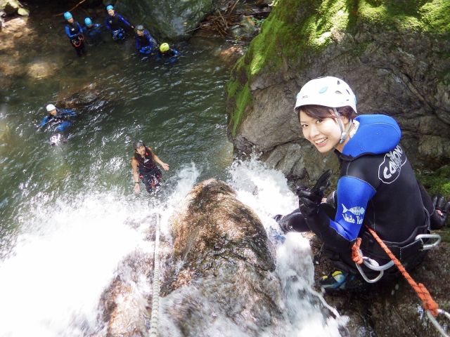 キャニオンズ奥多摩:2024年開催予定★キャニオニング ビッグもののけコース(ビッグホーリー) 半日プラン【写真・動画付き】