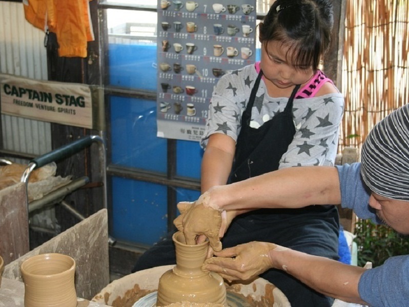 小さなお子様にも大人気の体験。