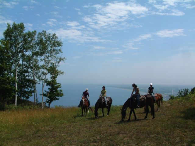 石狩湾を一望できます!