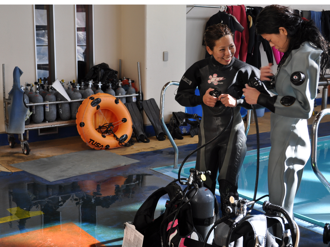 一つずつゆっくり練習。慣れるまでは不安がつきものですがじっくりなれていきましょう。