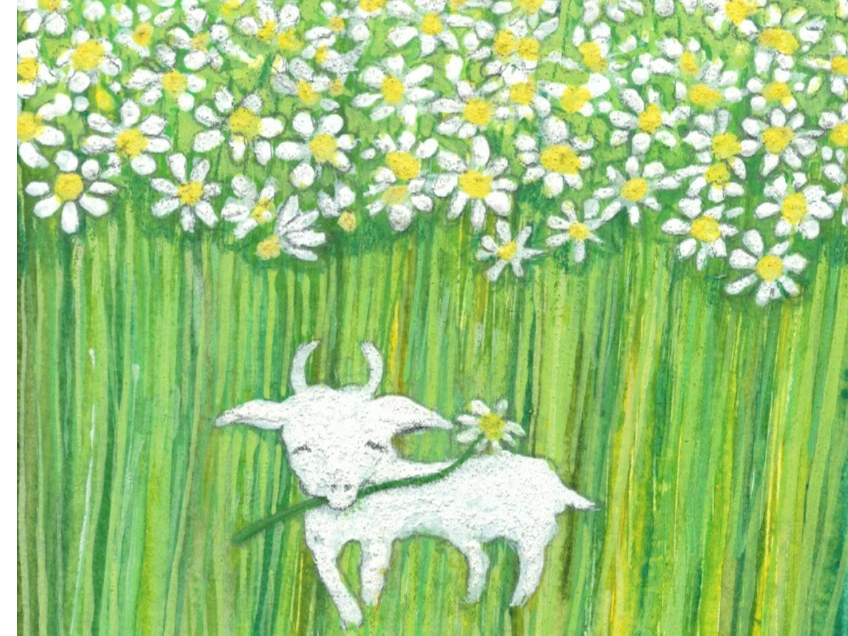 キャラクターのカモヤギ。