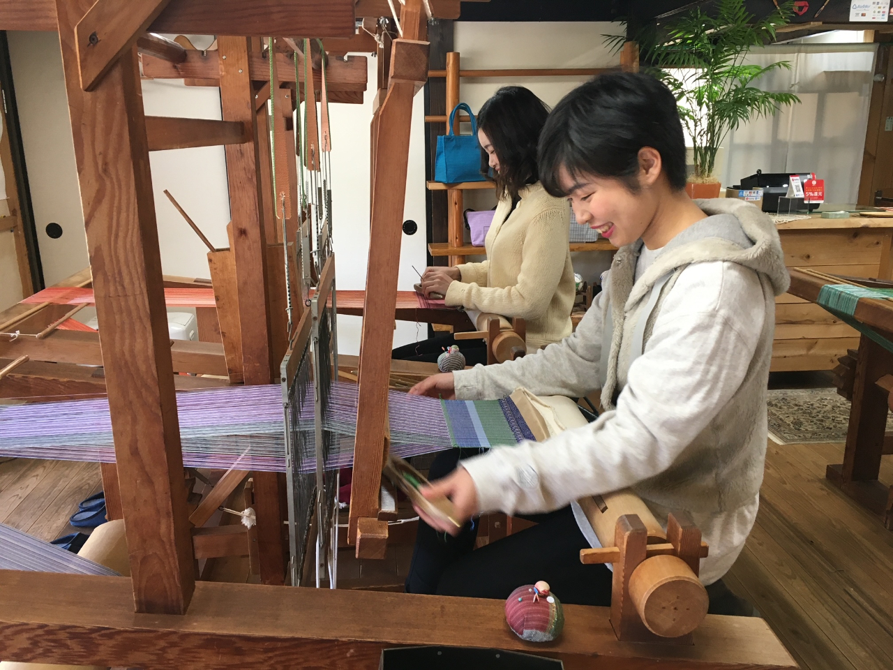 清流仁淀川を眼下に古民家で織り体験！お好きな色で気の向くままに♪初心者歓迎です