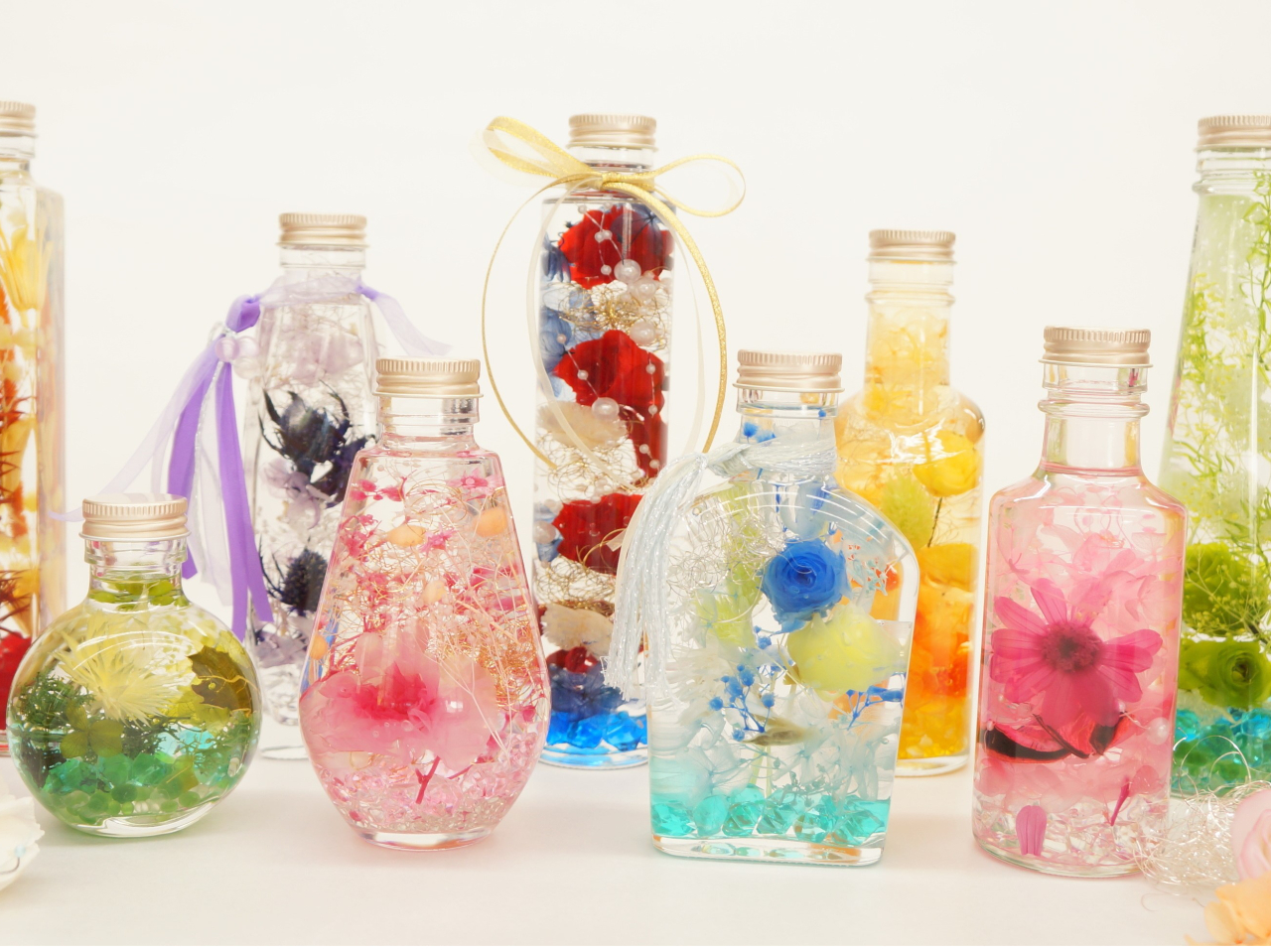 大好評!!ハーバリウム体験 受付〜完成までをご紹介致します。