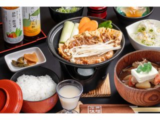 信州豚ロース味噌生姜漬御膳