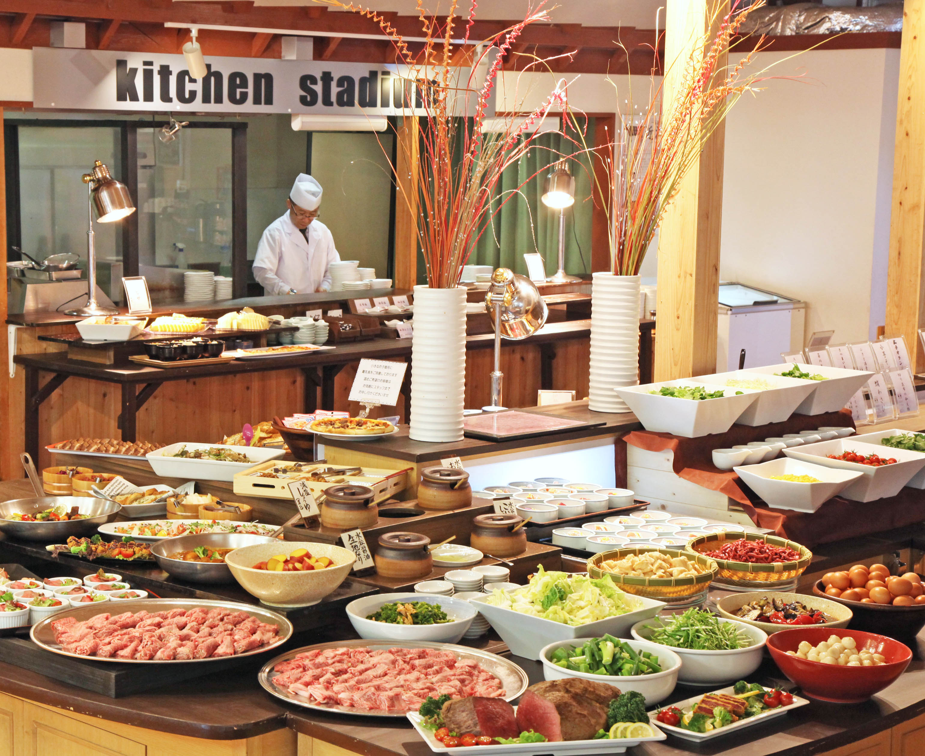 ビュッフェコーナー全体イメージ