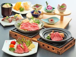 近江牛をふんだんに使った会席