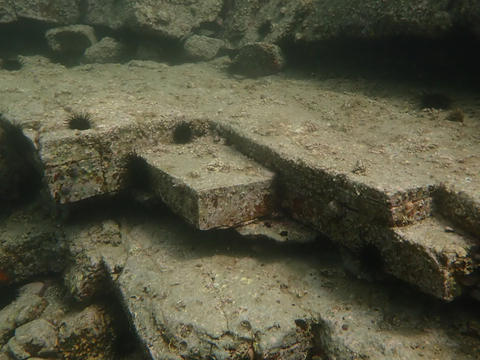 潜水地;恋の浦(福津市)海底遺跡?ポイント