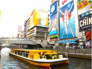 「落語家と行く なにわ探検クルーズ」で道頓堀川を通航するコースがついに復活!!