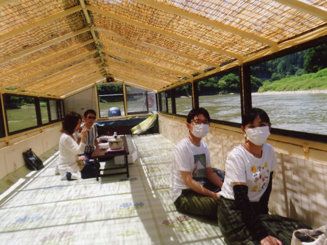 ランチは十割そばと豚肉入いも煮!平日プラン【最上川舟下り+グルメパック船上ランチ...