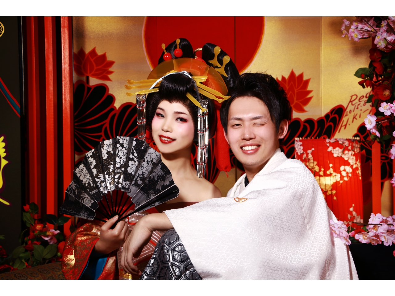 地域共通クーポン対象 京都駅 花魁体験 カップル プラン フリースペースにて自由撮影ok スタジオ撮影 補整付オリジナル写真集1冊 舞妓体験studio夢工房京都駅前本店 じゃらん遊び体験