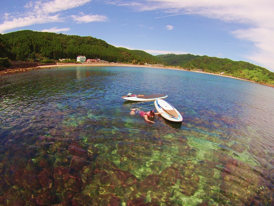 青い空と透き通った海！