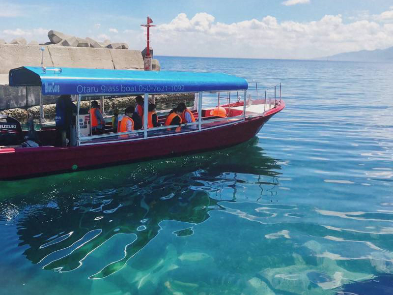 午後便 祝津マリーナ内/発 海底を見ながら周遊できる!小樽唯一のグラスボートで行...