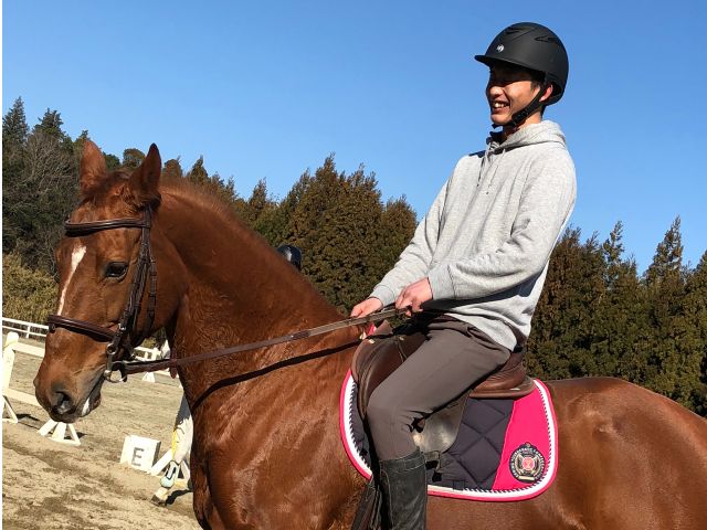 さあ、乗馬を楽しみましょう
