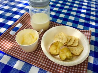 バター作り体験 レークヒル牧場の牛乳を使って手作りバターを作ろう 地元産のじゃがいもと一緒にぱくっ レークヒルファーム じゃらん遊び体験