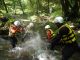水を掛け合い、水慣れをしてから冒険のスタートです!!