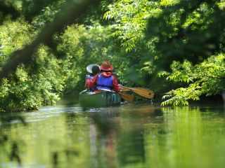 空港から約10分の美々川カヌー体験♪旅行初日・最終日におすすめ