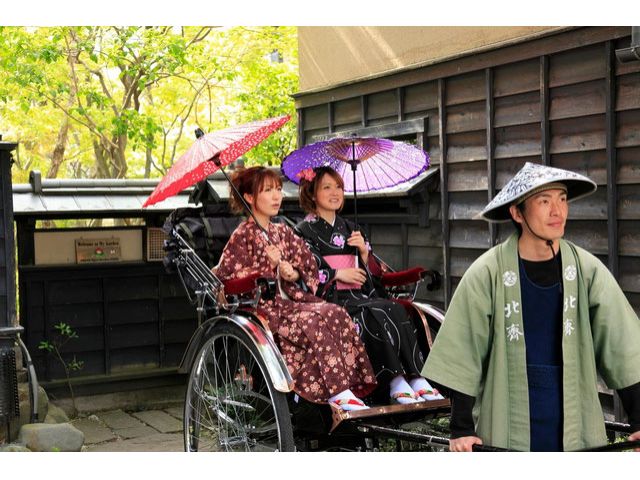 着物DE人力車!