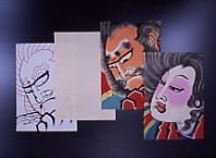 【青森・民芸品】<津軽凧>絵付体験