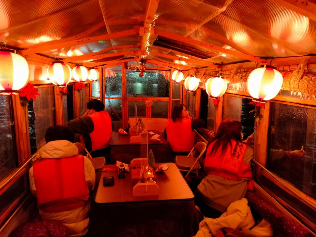 【夜のうみねこ餌付け体験風景】(第2魚市場前)楽しくて最高〜!!