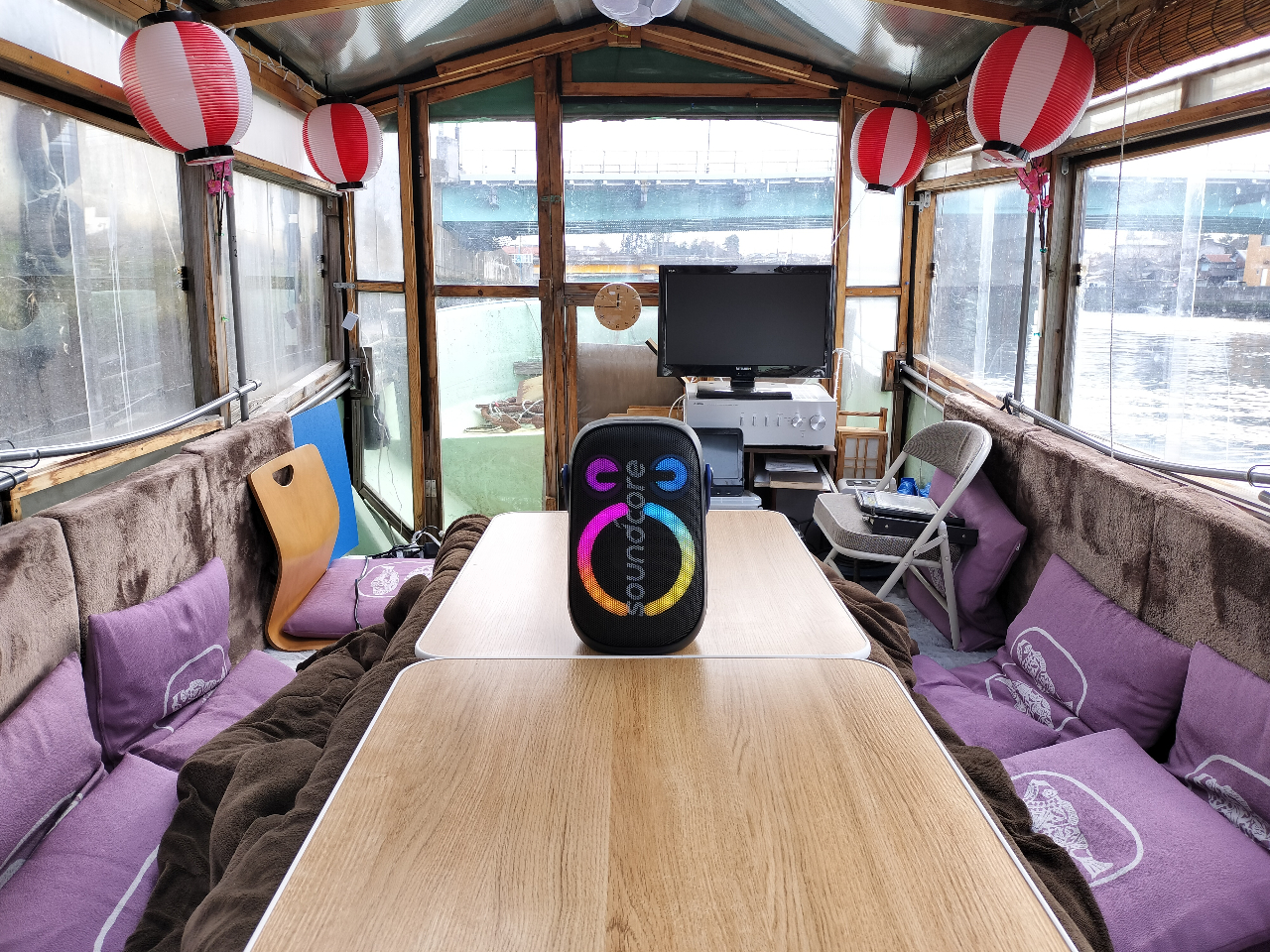 【カップル推奨】八戸屋形船みらい号観光デー・クルーズ!カップル専用貸切プラン2名...