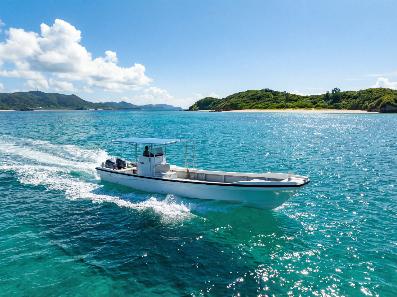 �|�C���g�܂Ń{�[�g�ł��ē��������܂�