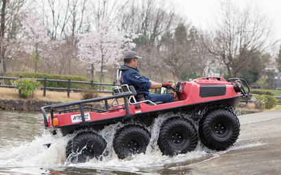 陸から水 どこでも走れるパワフルな乗り物 水陸両用車 ａｒｇｏ 試乗体験 Heat Balloon物語 じゃらん遊び体験