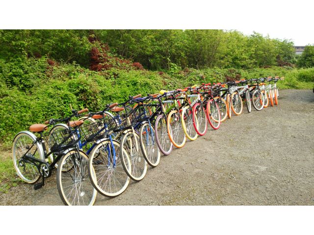3種類の自転車の中からお好きな車種をお選び頂けます。
