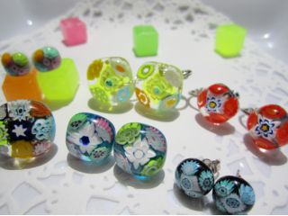 イヤリング、ピアス 大・中・小(ミニ)タイプ