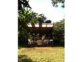 少人数用屋根付きバーベキュー場