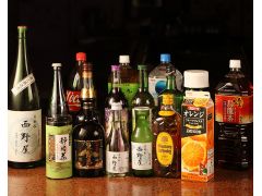 種類が豊富なドリンクメニュー・勿論飲み放題はコース内に含まれてます。