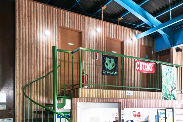 更衣室も完備♪