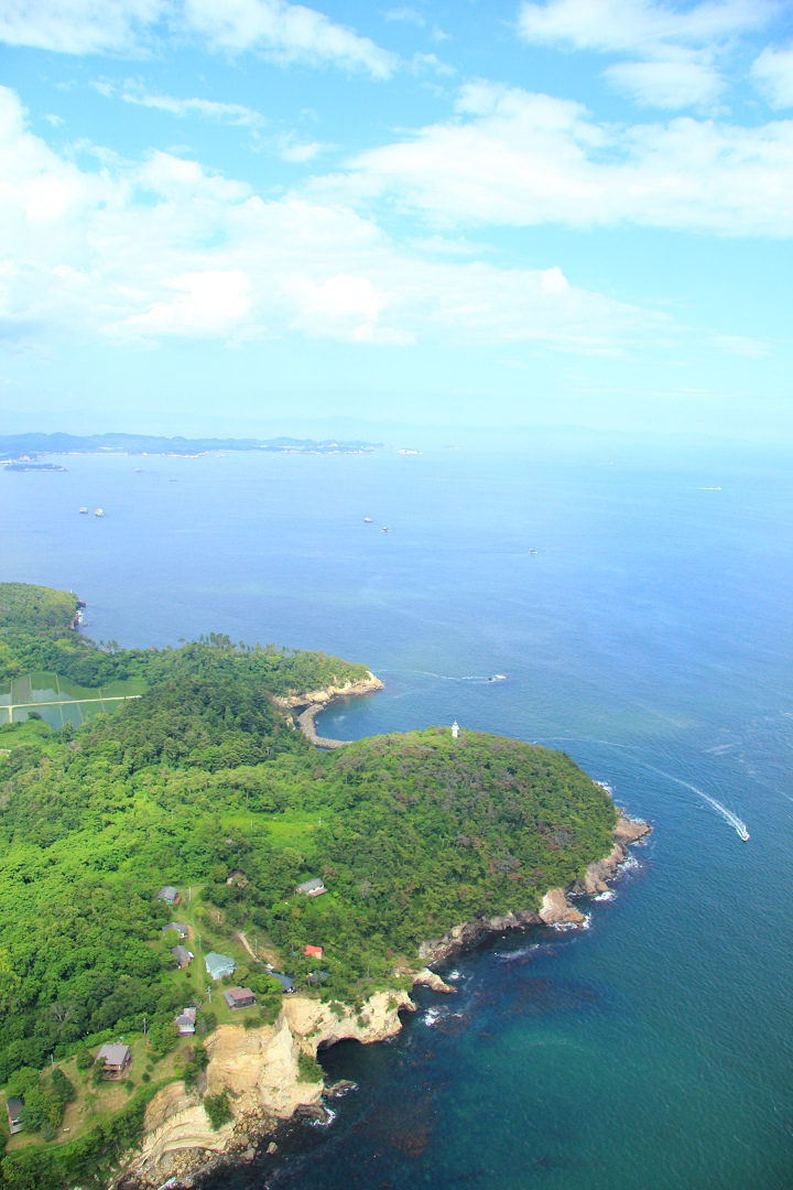 海の上を飛べる体験は、東北では唯一ここだけ!
