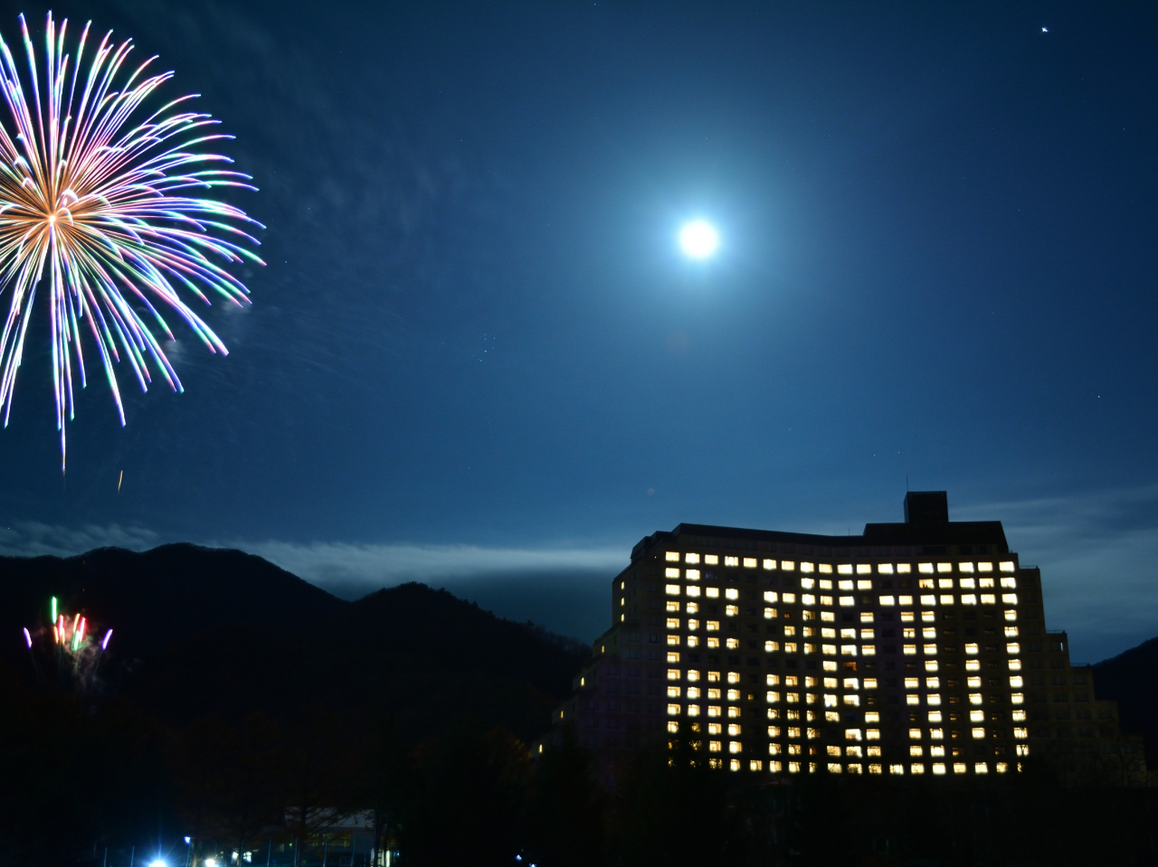 ライトアップメッセージ 2023年の様子