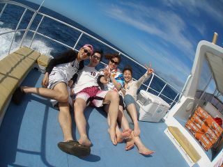 約1時間のクルージングも楽しい時間です。