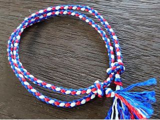 シルク100%のオリジナルミサンガ