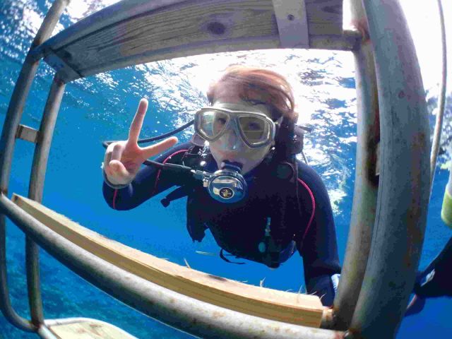 まずは水面でゆっくり呼吸!