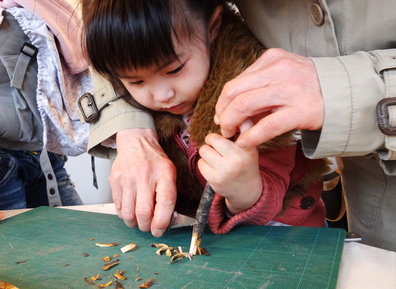 初めての作業にドキドキ!
