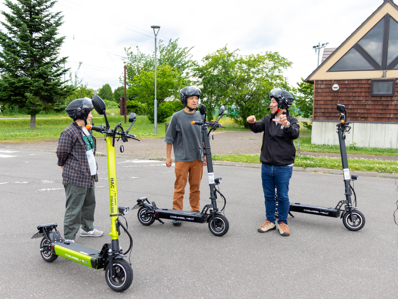 広いところでの練習◎